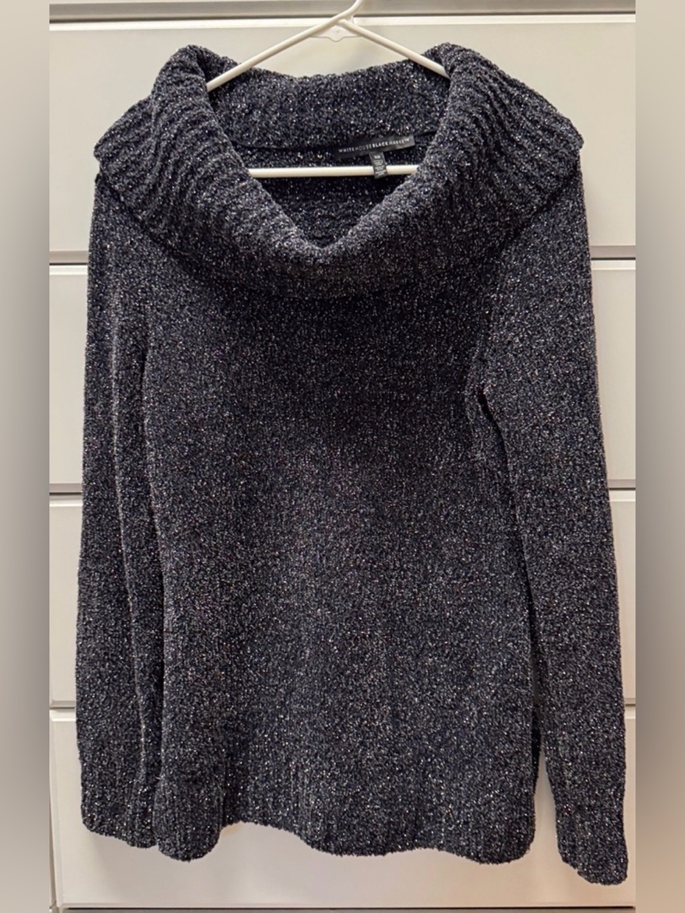Shiny Cowl Sweater, White House, Black Market - Picture 2 of 4